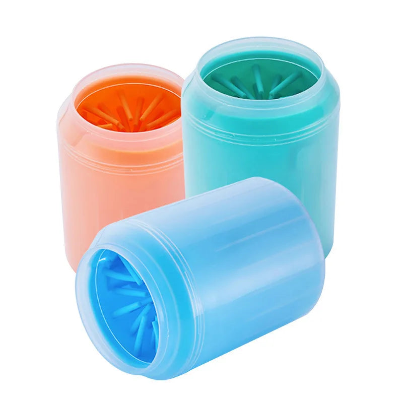 Dog Grooming Eco-Friendly Paw-Washing Cup & Automatic Paw-Cleaning Tool Silicone Gel